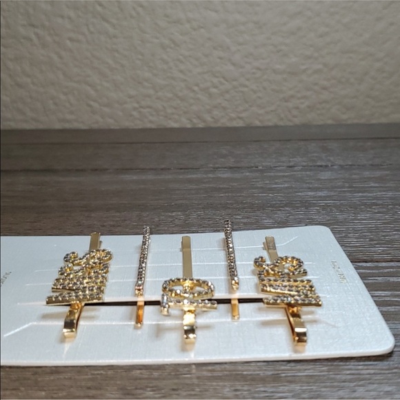 C&C California Miss to Mrs Gold Rhinestone Pins - Picture 4 of 5